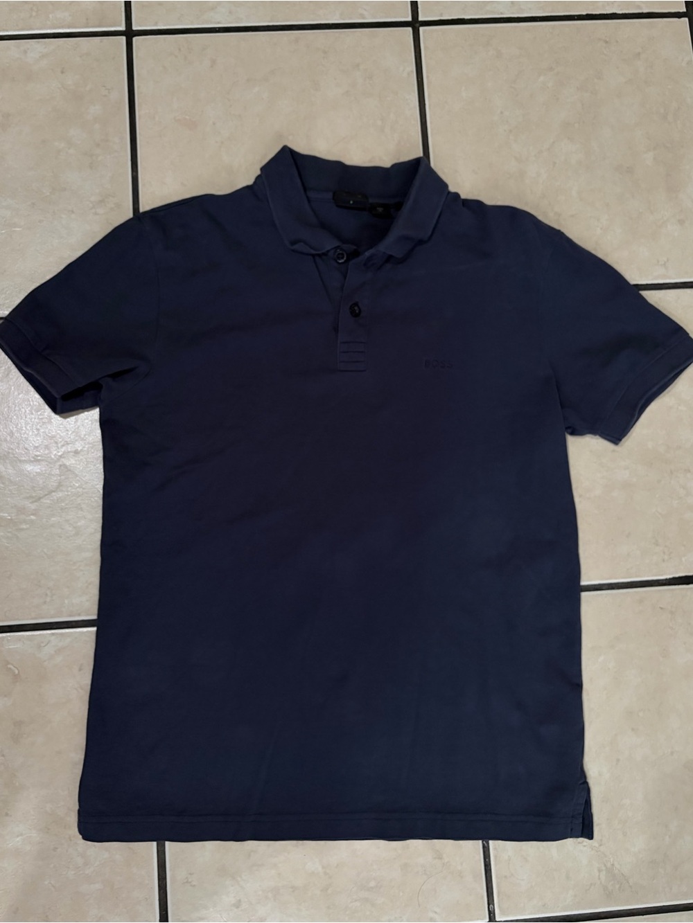 Boss Men's Navy Polo Shirt